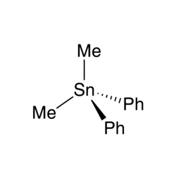 Dimethyldiphenyltin Chemical Structure